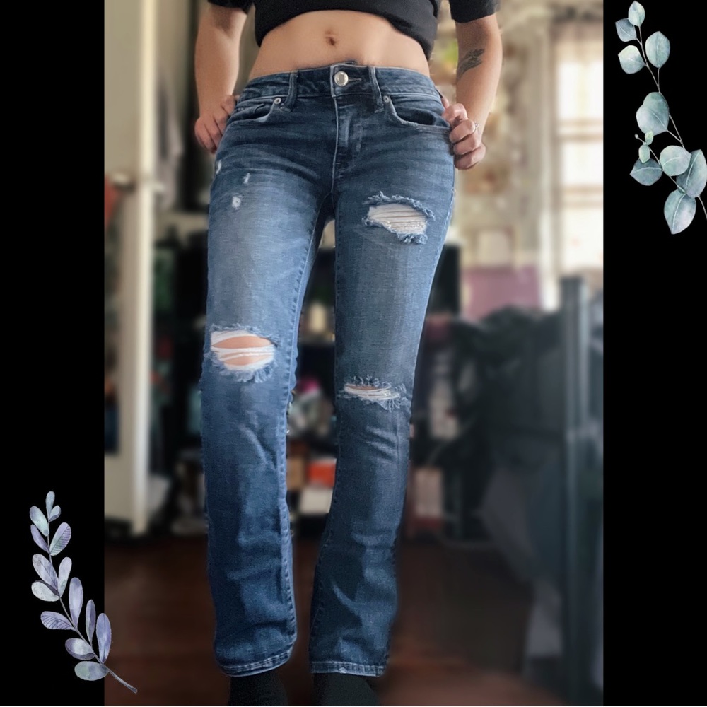 American Eagle skinny kick jeans